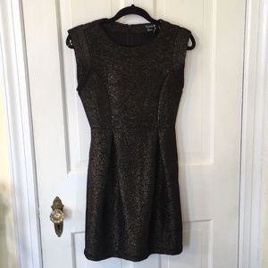 Cute black and gold Forever 21 dress!